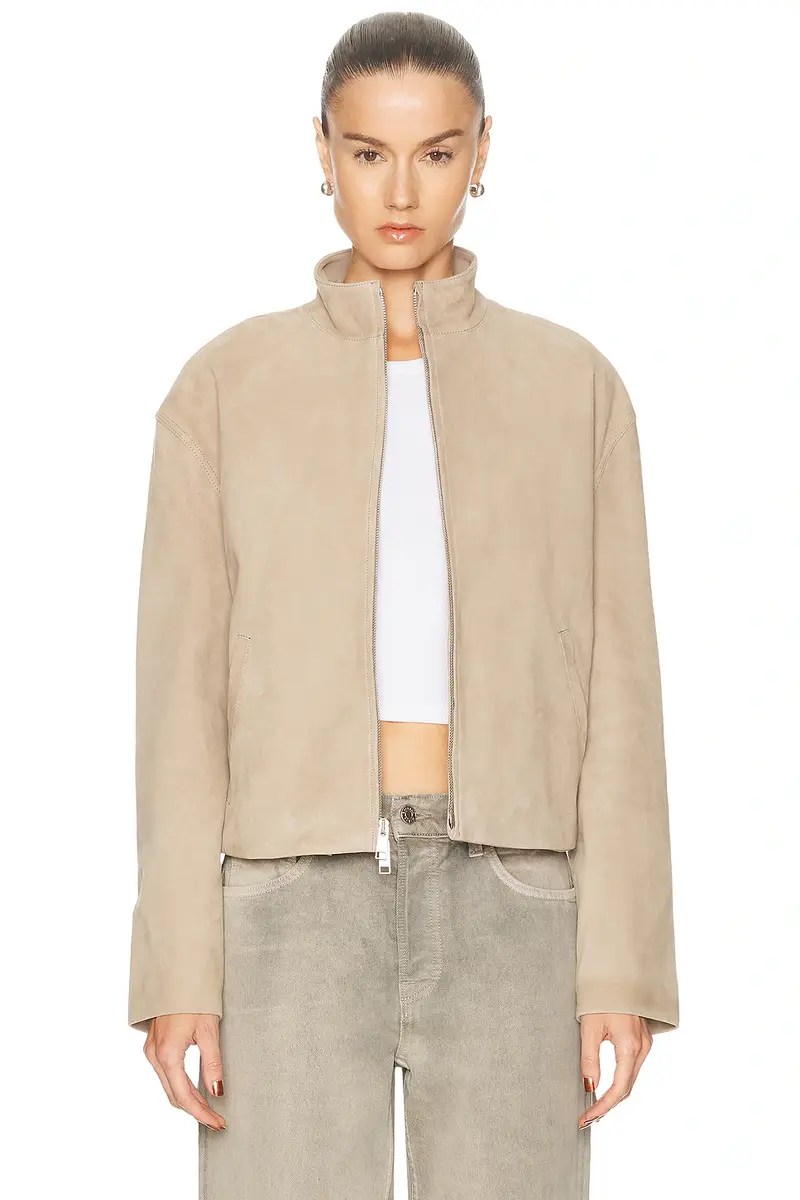 GRLFRND Annika Suede Lace Up Jacket | Thumbnail 3 GRLFRND Annika Suede Lace Up Jacket | Thumbnail 3