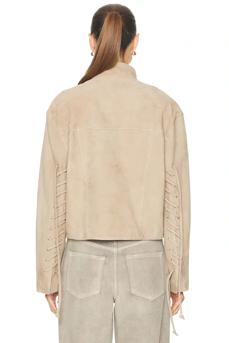 GRLFRND Annika Suede Lace Up Jacket | Thumbnail 5 GRLFRND Annika Suede Lace Up Jacket | Thumbnail 5