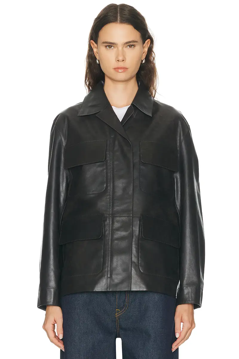GRLFRND Dara Leather Jacket | Thumbnail 2 GRLFRND Dara Leather Jacket | Thumbnail 2