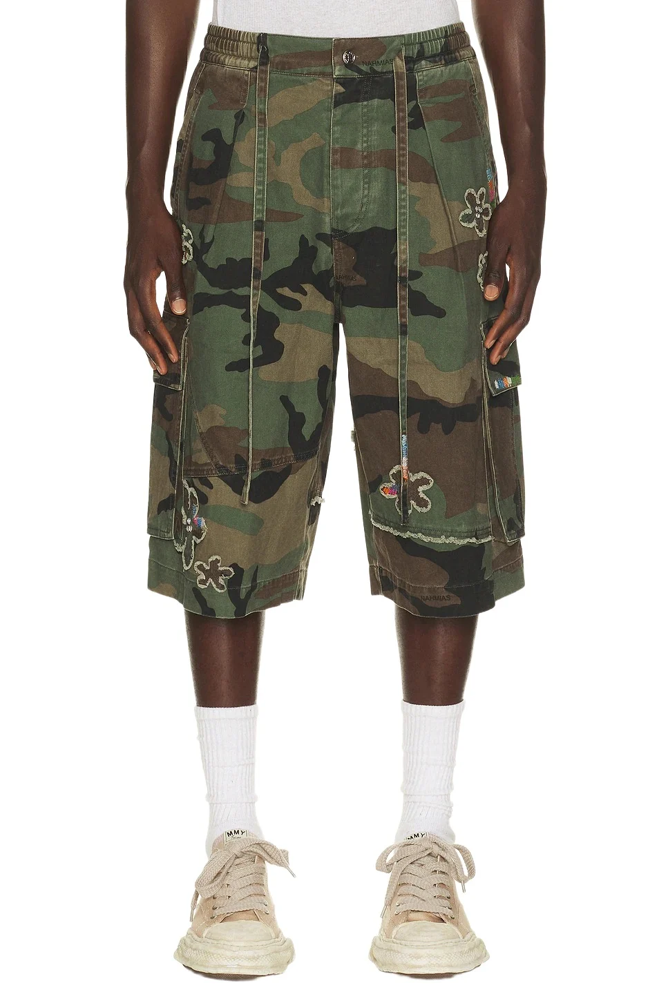 Nahmias Floral Patch Crystal Camo Short