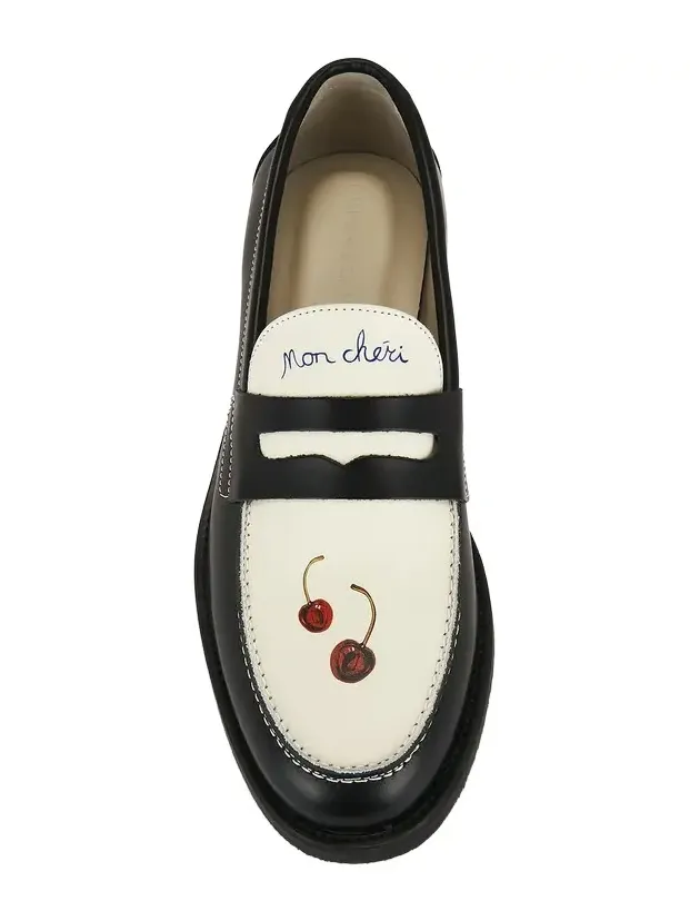 Duke + Dexter Wilde Cherry Penny Loafer