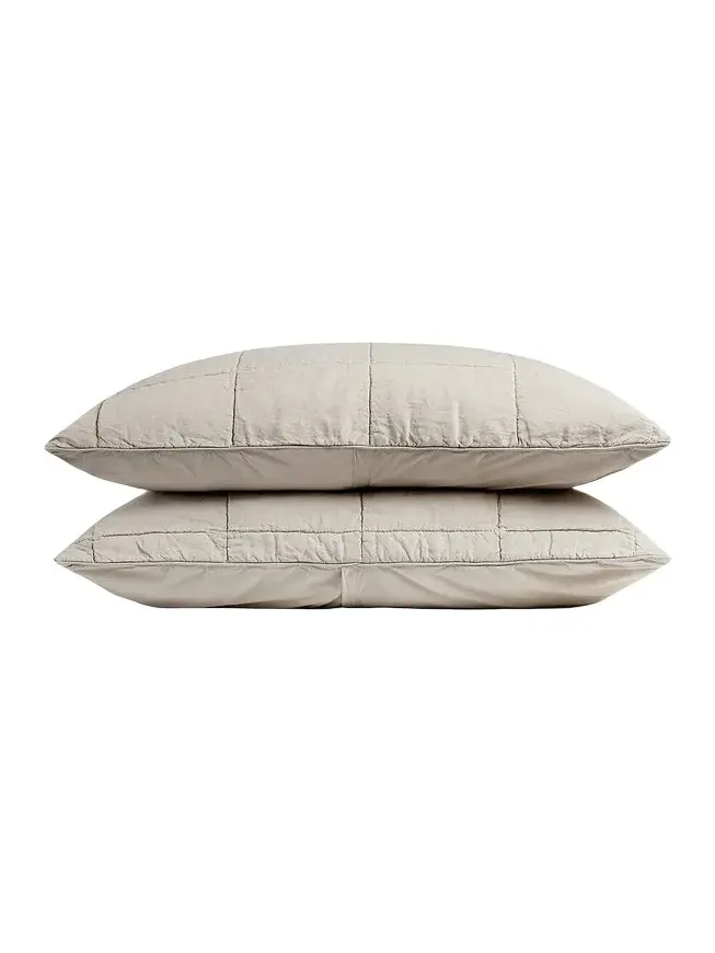 Parachute Linen Box Quilted Sham Set