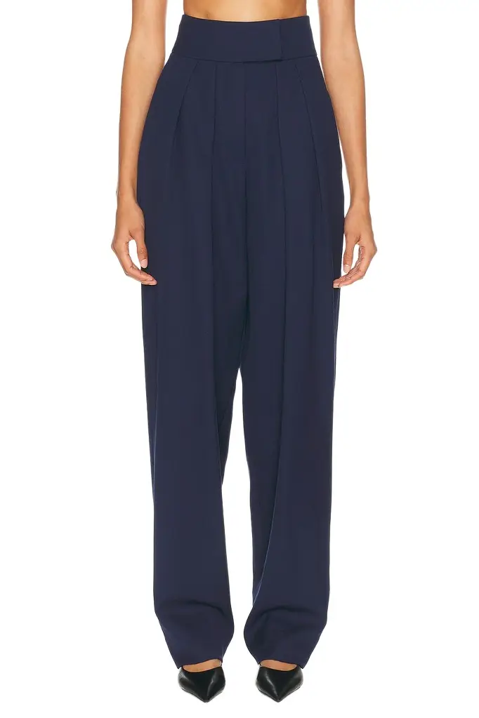 Helsa High Waist Pleated Suit Trouser