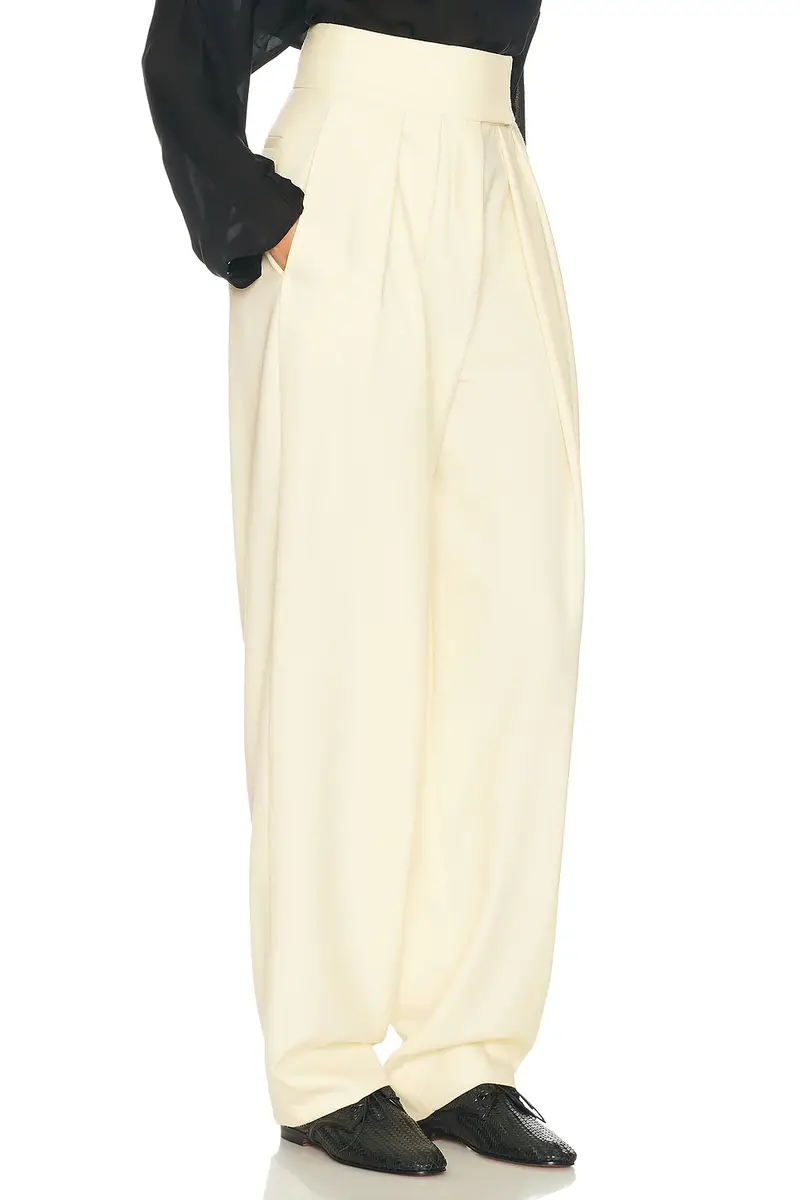 Helsa High Waist Pleated Suit Trouser | Thumbnail 2