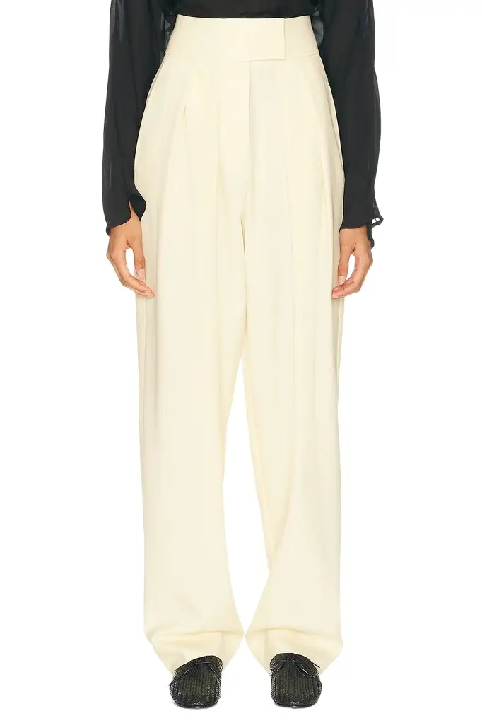 Helsa High Waist Pleated Suit Trouser | Image 1 Helsa High Waist Pleated Suit Trouser | Image 1