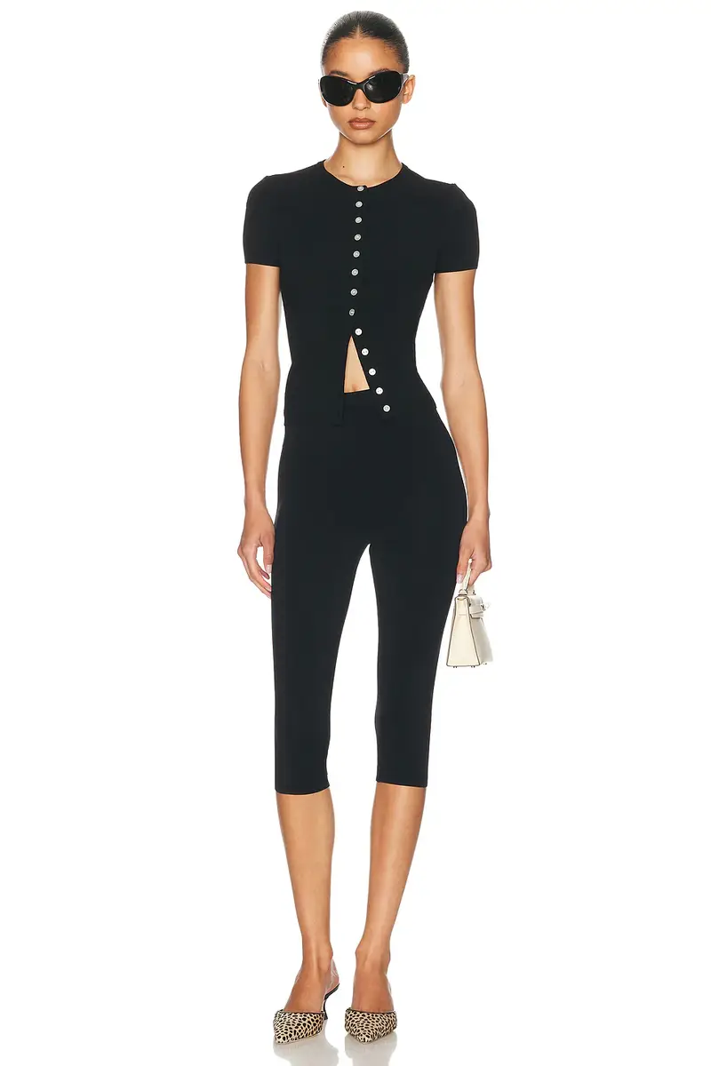 Helsa Beckette Knit Capri | Thumbnail 5 Helsa Beckette Knit Capri | Thumbnail 5