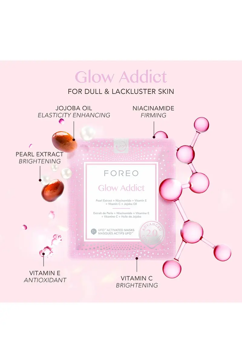 Foreo Glow Addict Face Masks | Thumbnail 3 Foreo Glow Addict Face Masks | Thumbnail 3
