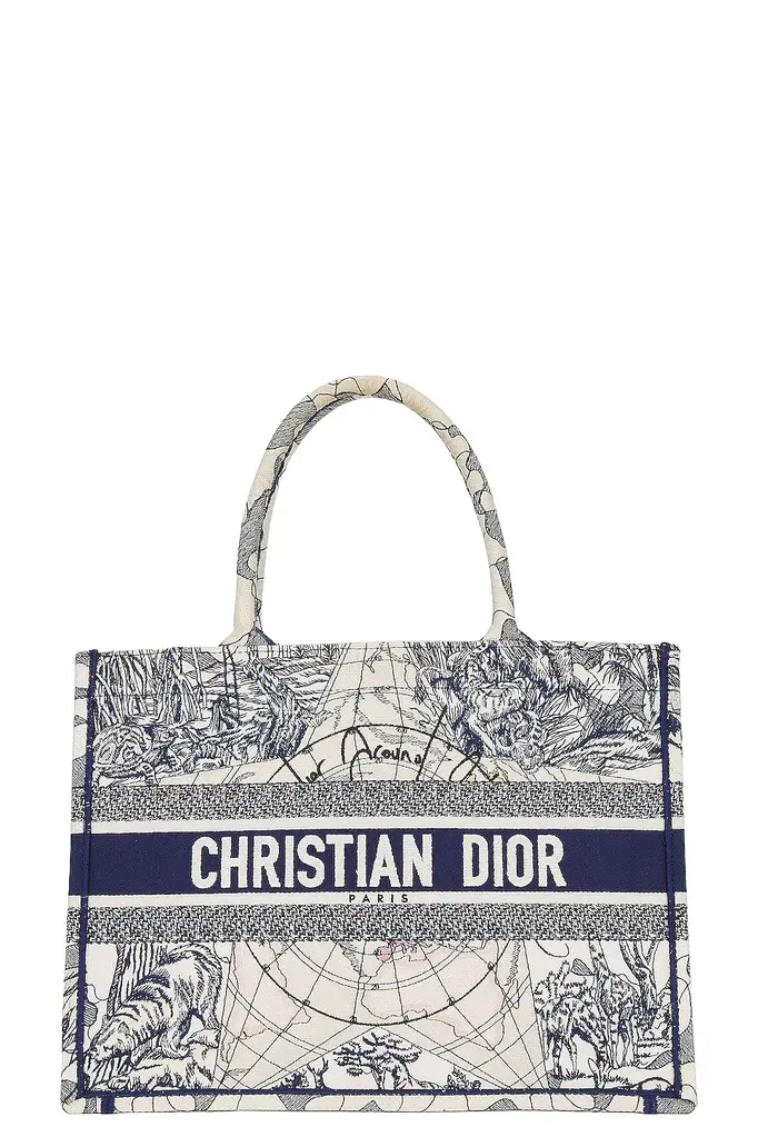 Dior Dior Around The World Book Tote Bag