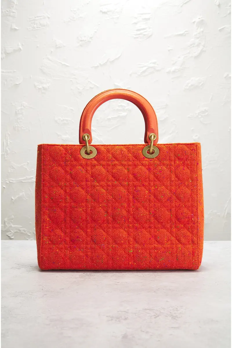 Dior Dior Wool Cannage Lady Handbag | Thumbnail 3 Dior Dior Wool Cannage Lady Handbag | Thumbnail 3