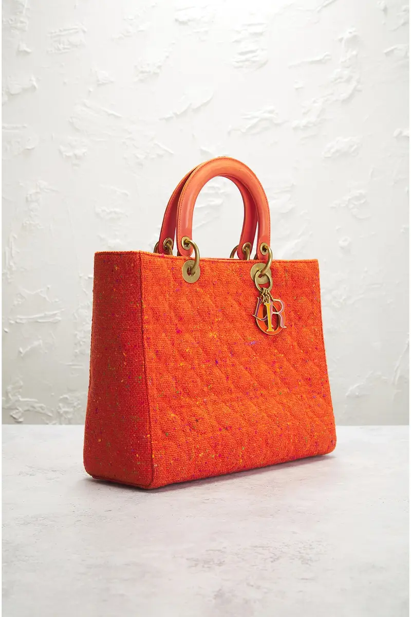 Dior Dior Wool Cannage Lady Handbag | Thumbnail 4 Dior Dior Wool Cannage Lady Handbag | Thumbnail 4