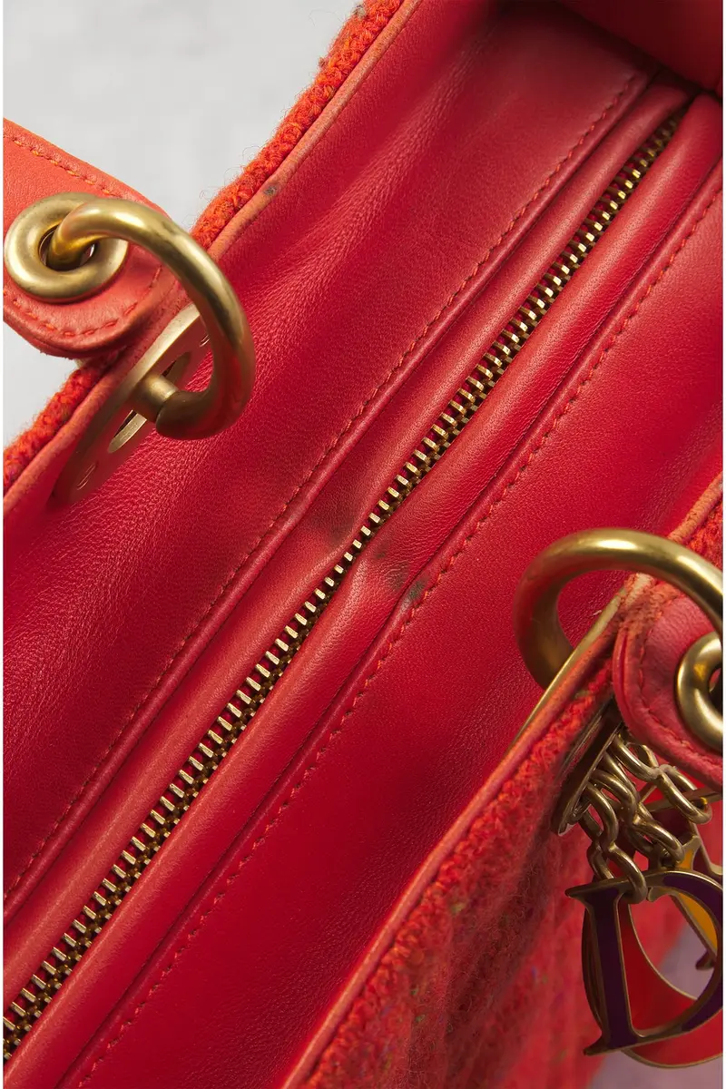 Dior Dior Wool Cannage Lady Handbag | Thumbnail 7 Dior Dior Wool Cannage Lady Handbag | Thumbnail 7