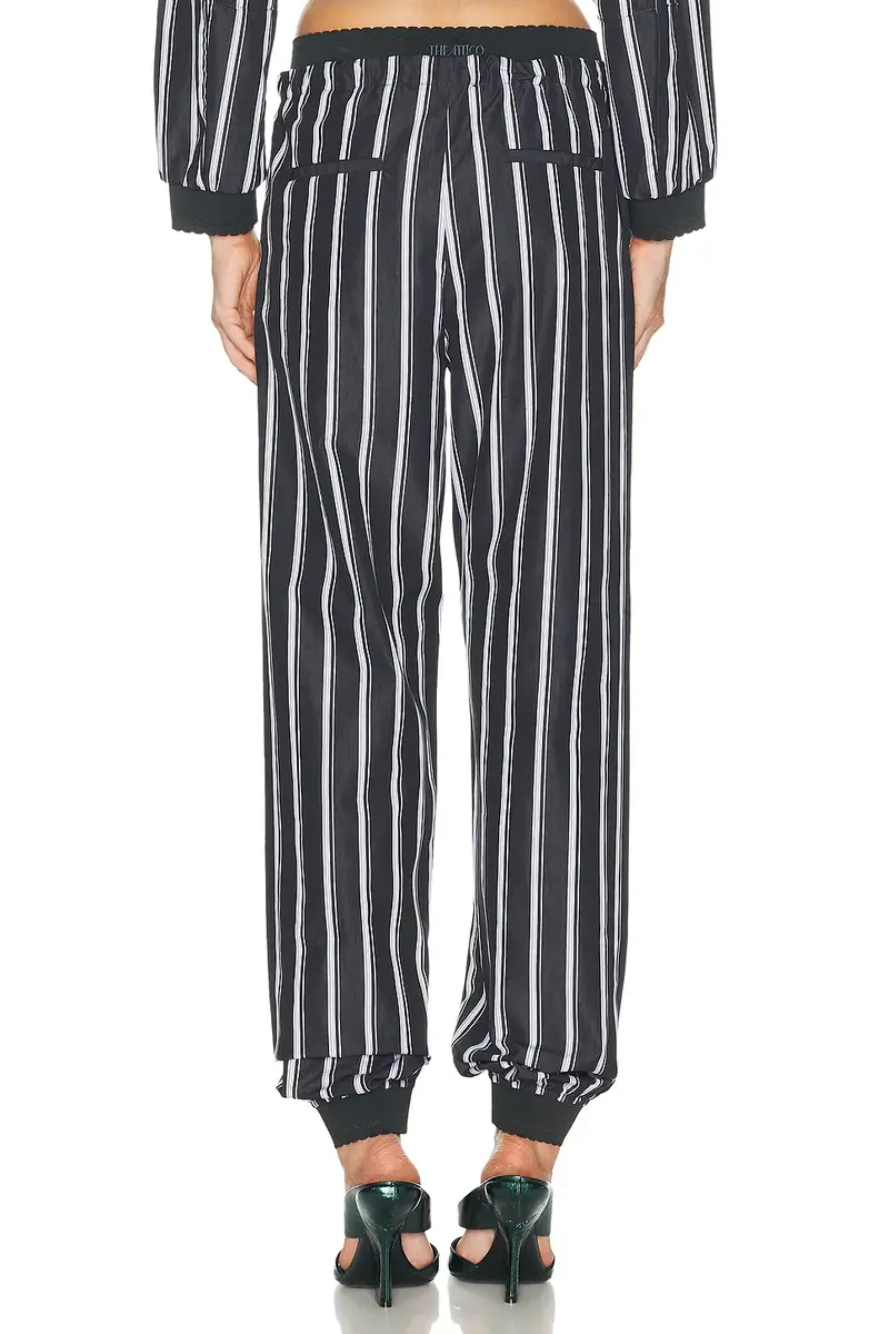 The Attico Striped Poplin Pant | Thumbnail 4