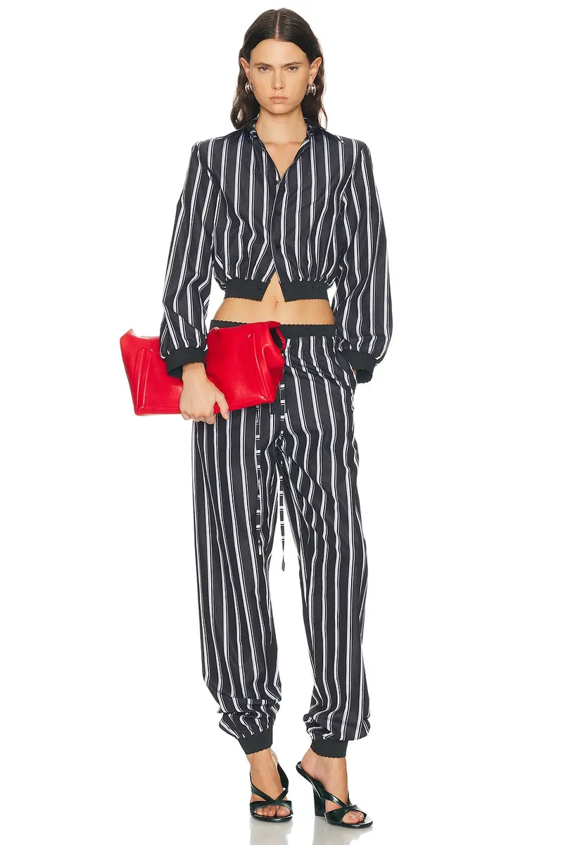 The Attico Striped Poplin Pant | Thumbnail 5