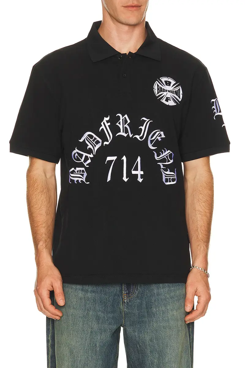 Badfriend Best Out Embroidered Knit Polo | Thumbnail 2