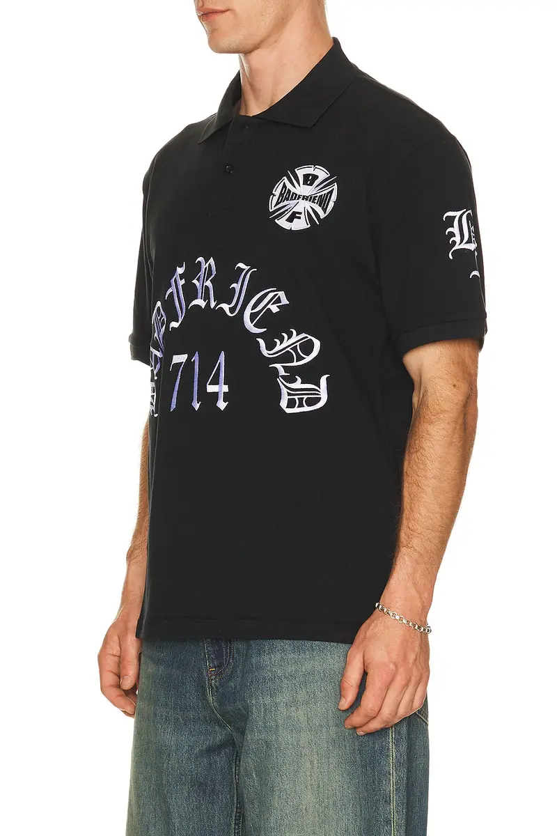 Badfriend Best Out Embroidered Knit Polo | Thumbnail 3
