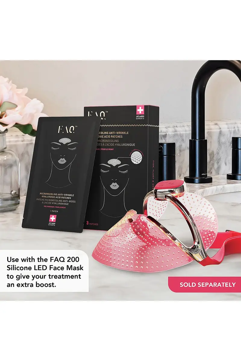 Foreo FAQ Microneedling Anti-Wrinkle Hyaluronic Acid Patches For Forehead 3 Pack | Thumbnail 6 Foreo FAQ Microneedling Anti-Wrinkle Hyaluronic Acid Patches For Forehead 3 Pack | Thumbnail 6