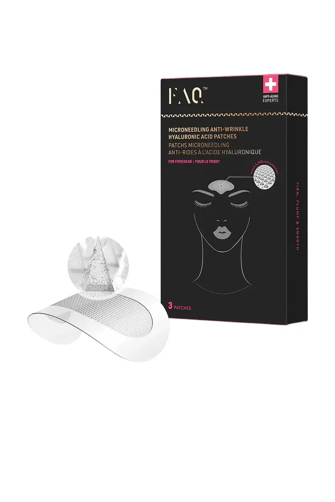 Foreo FAQ Microneedling Anti-Wrinkle Hyaluronic Acid Patches For Forehead 3 Pack