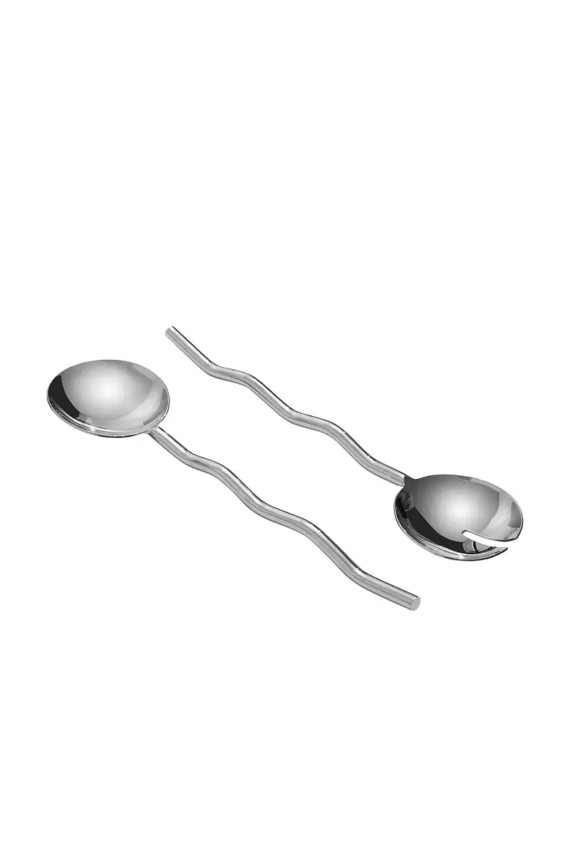 FAZEEK Wave Salad Servers Set Of 2