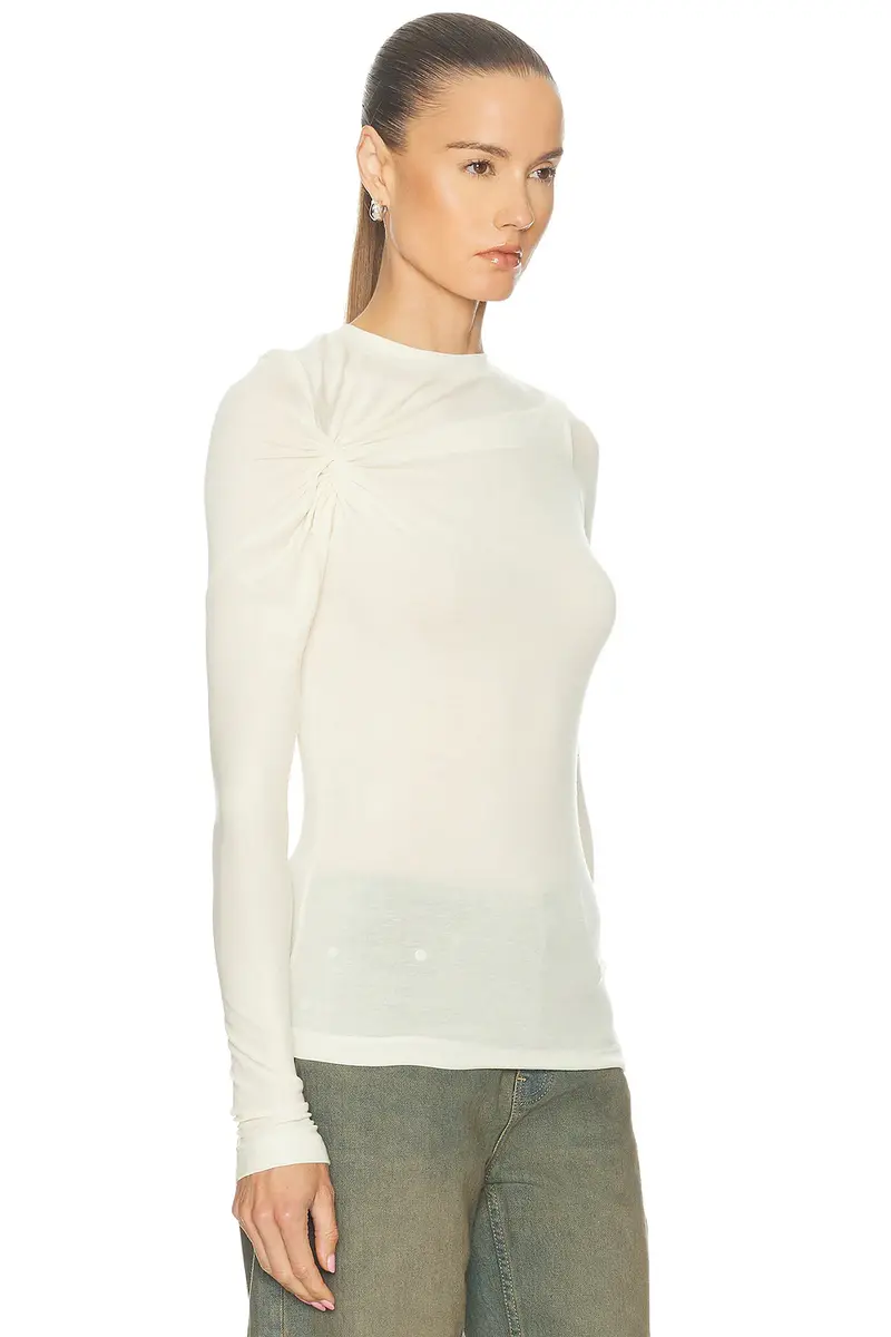 AGOLDE Lissa Log Sleeve Tee | Thumbnail 2