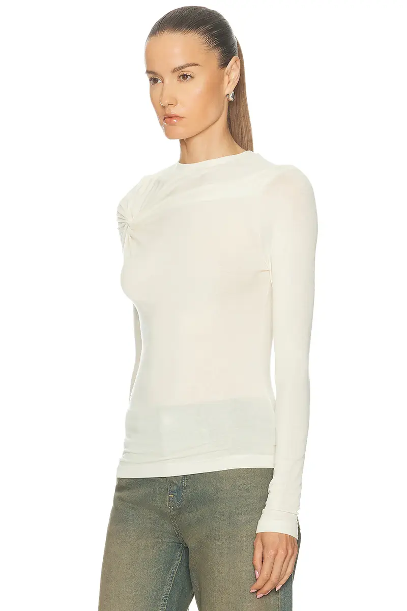 AGOLDE Lissa Log Sleeve Tee | Thumbnail 3