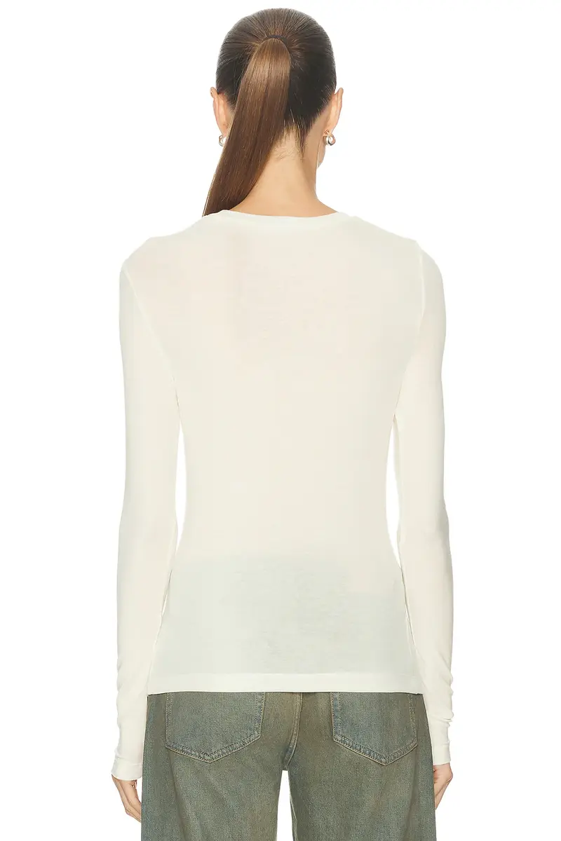 AGOLDE Lissa Log Sleeve Tee | Thumbnail 4