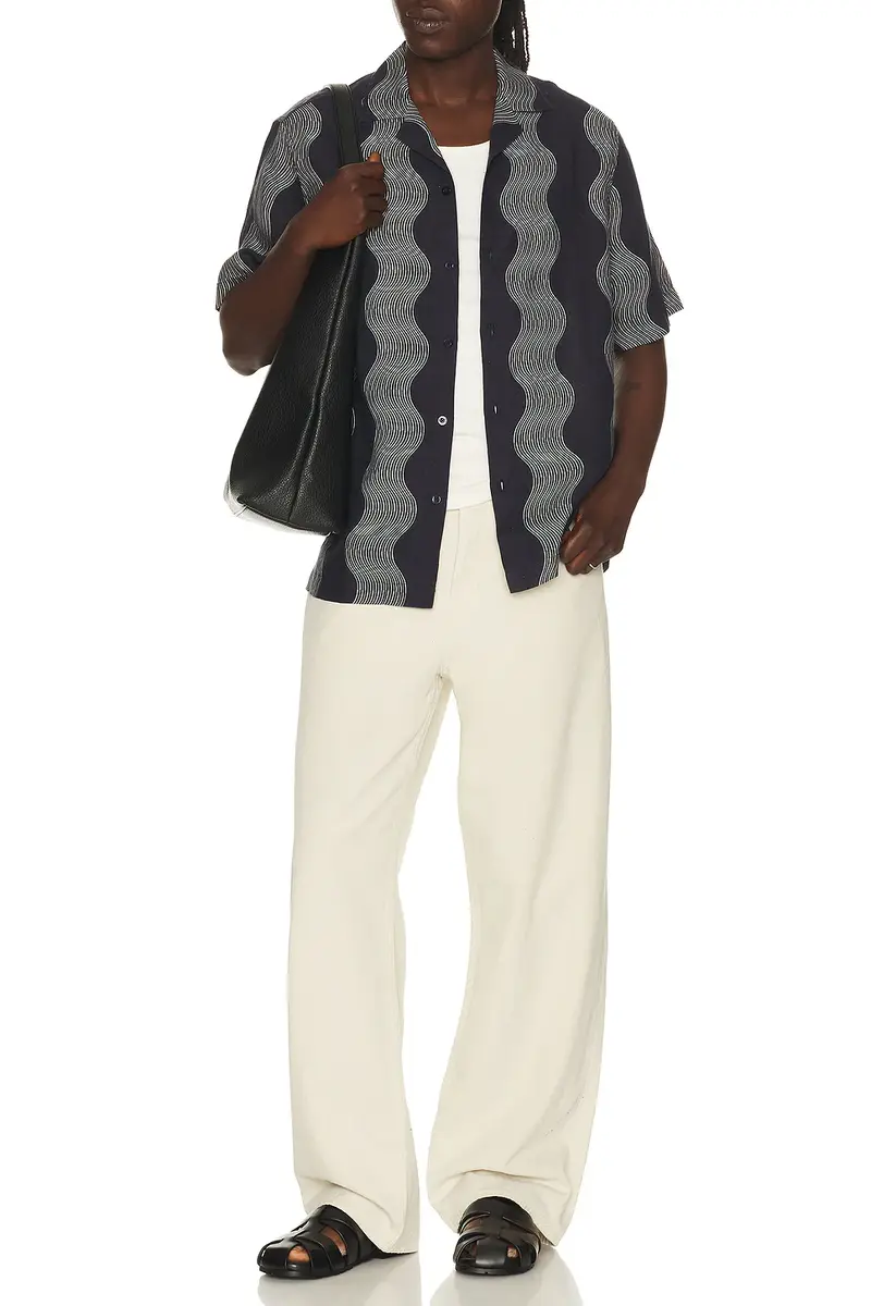 Frescobol Carioca Roberto Linen Shirt | Thumbnail 3
