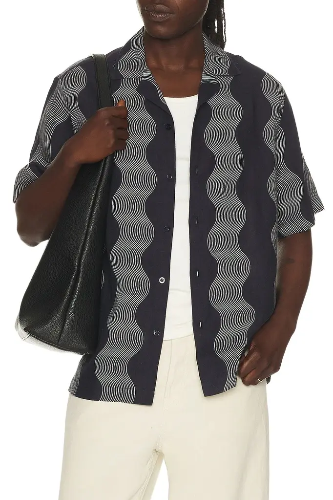 Frescobol Carioca Roberto Linen Shirt