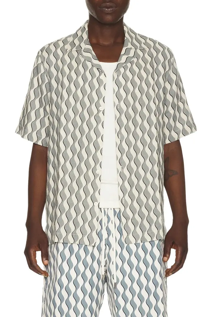 Frescobol Carioca Roberto Linen Shirt