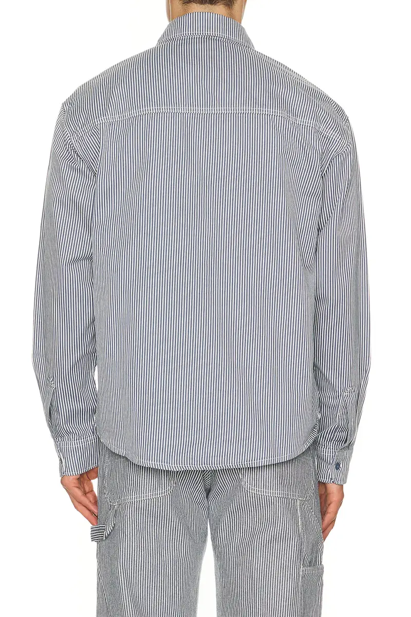 Dickies Hickory Long Sleeve Work Shirt | Thumbnail 2 Dickies Hickory Long Sleeve Work Shirt | Thumbnail 2