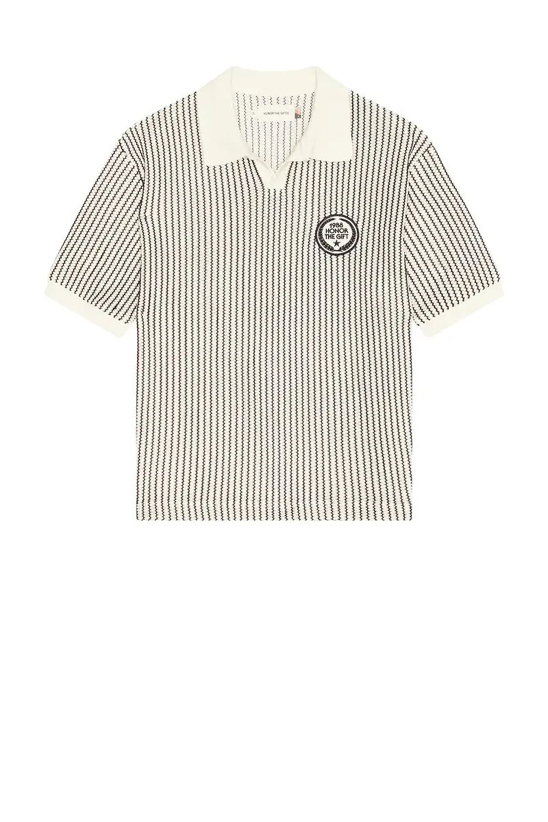 Honor The Gift Striped Knit Polo | Thumbnail 4 Honor The Gift Striped Knit Polo | Thumbnail 4
