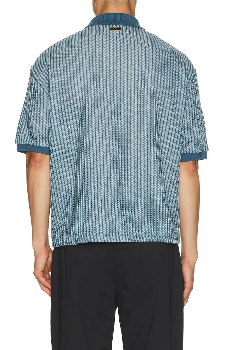 Honor The Gift Striped Knit Polo | Thumbnail 2 Honor The Gift Striped Knit Polo | Thumbnail 2