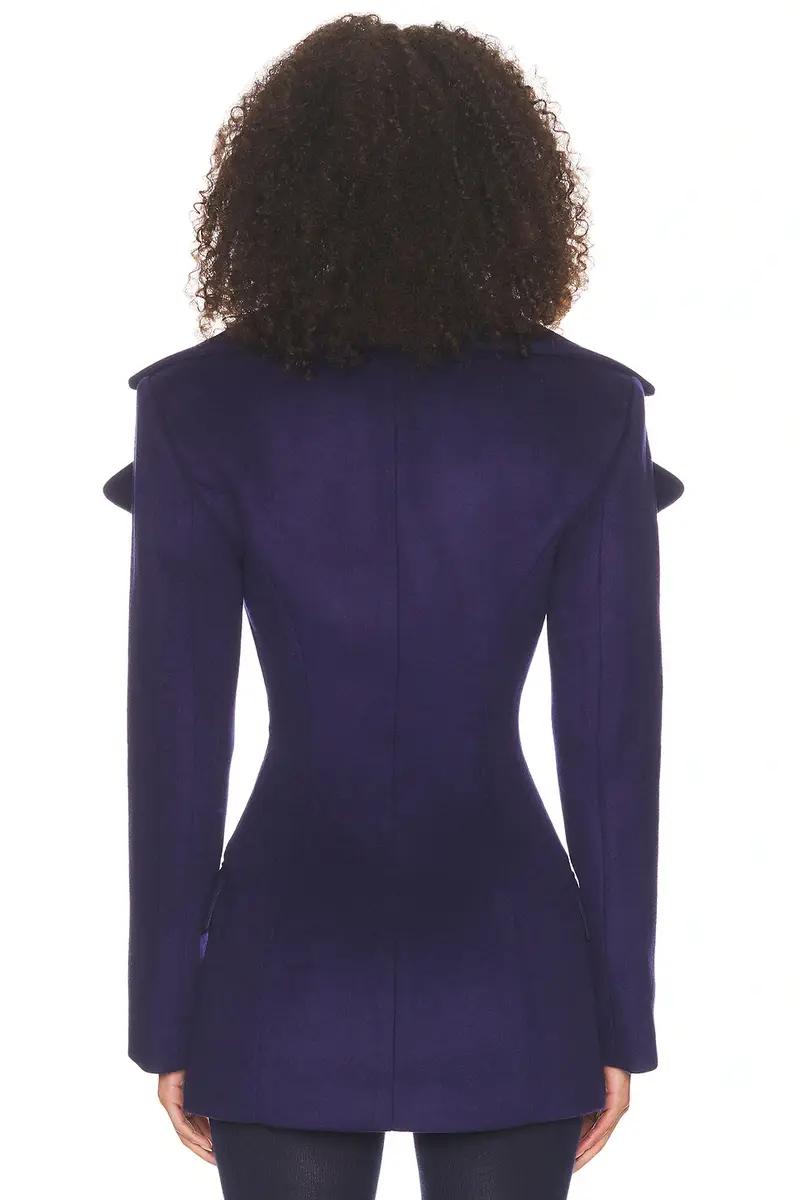 Helsa The Dramatic Collar Peacoat | Thumbnail 4 Helsa The Dramatic Collar Peacoat | Thumbnail 4