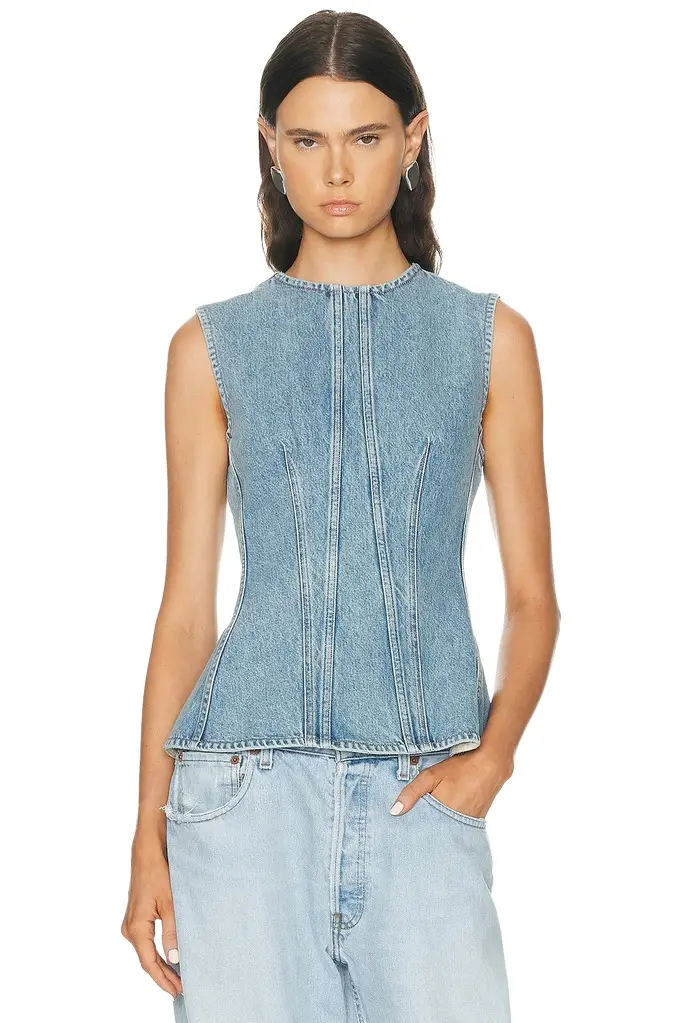 AGOLDE Corbin Shell Top | Image 1 AGOLDE Corbin Shell Top | Image 1