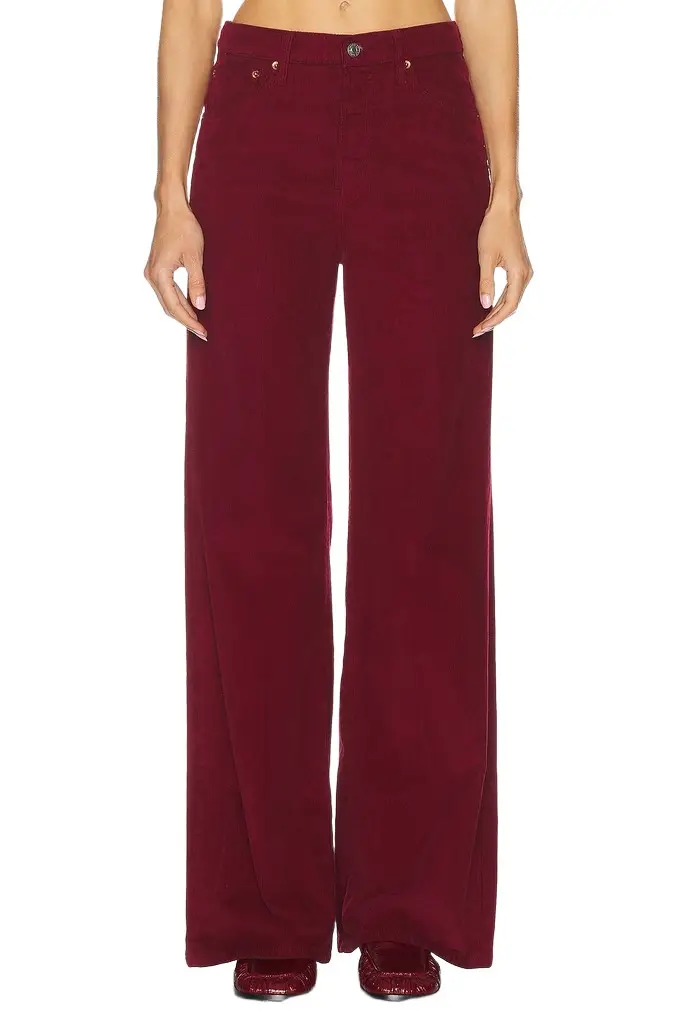 RE/DONE High Rise Wide Leg Jeans