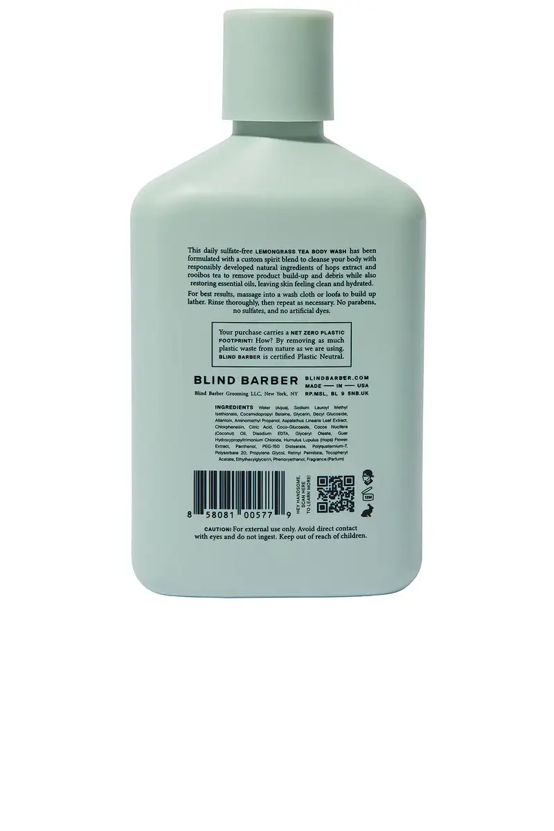 Blind Barber Lemongrass Tea Body Wash | Thumbnail 2