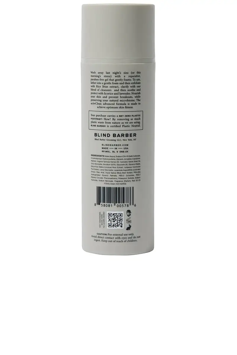 Blind Barber Activclean Rice Bran Cleanser | Thumbnail 2 Blind Barber Activclean Rice Bran Cleanser | Thumbnail 2