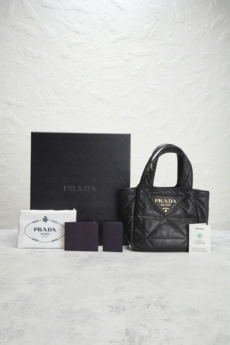 Prada Prada Nappa Tote Bag | Thumbnail 9 Prada Prada Nappa Tote Bag | Thumbnail 9