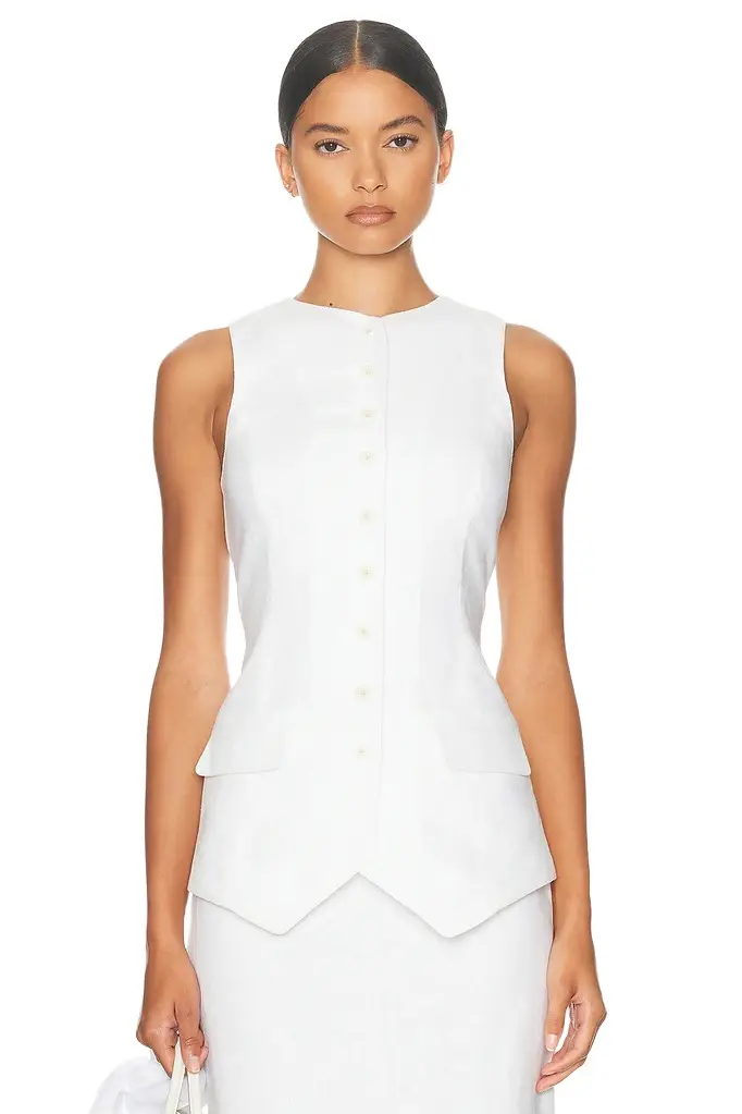 Helsa Linen Button Tunic