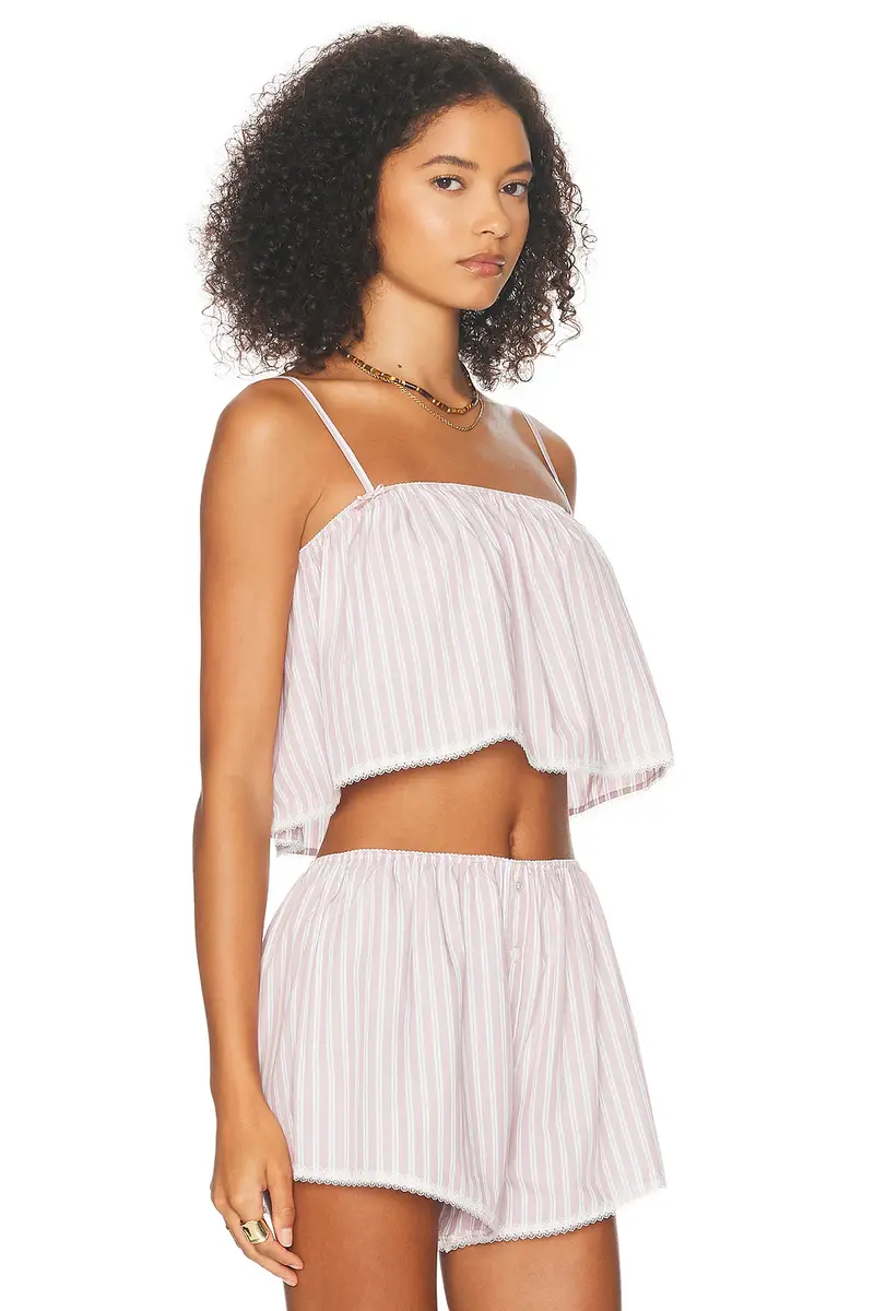 Helsa Wide Stripe Poplin Camisole | Thumbnail 2