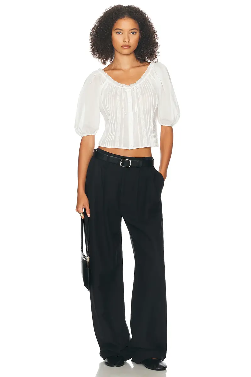 Helsa Voile Peasant Blouse | Thumbnail 4 Helsa Voile Peasant Blouse | Thumbnail 4