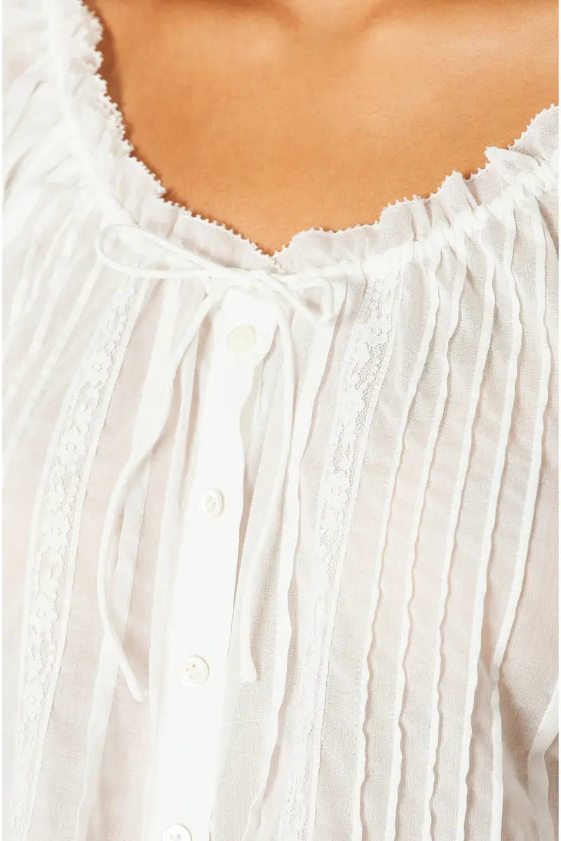 Helsa Voile Peasant Blouse | Thumbnail 5 Helsa Voile Peasant Blouse | Thumbnail 5