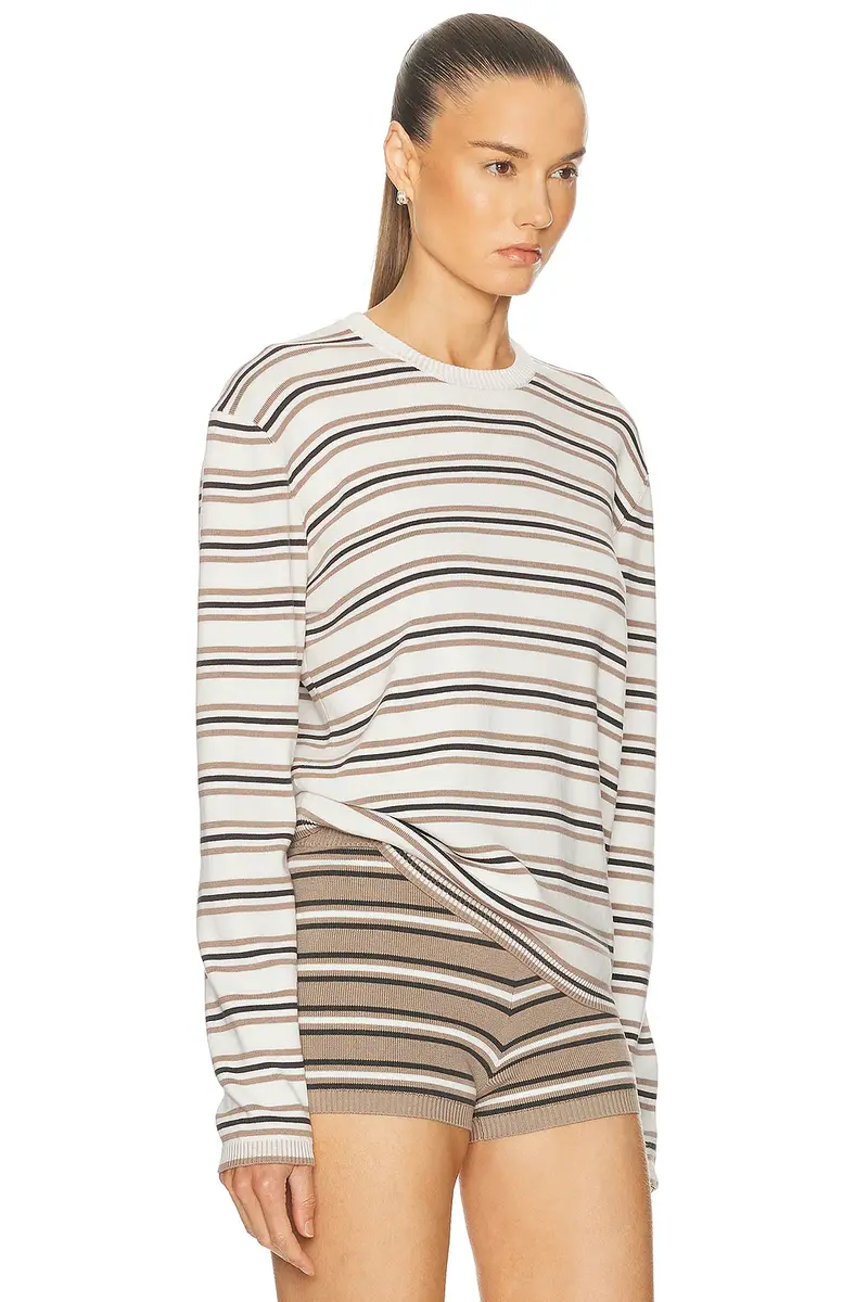 EAVES Cydnee Striped Oversized Sweater | Thumbnail 2 EAVES Cydnee Striped Oversized Sweater | Thumbnail 2