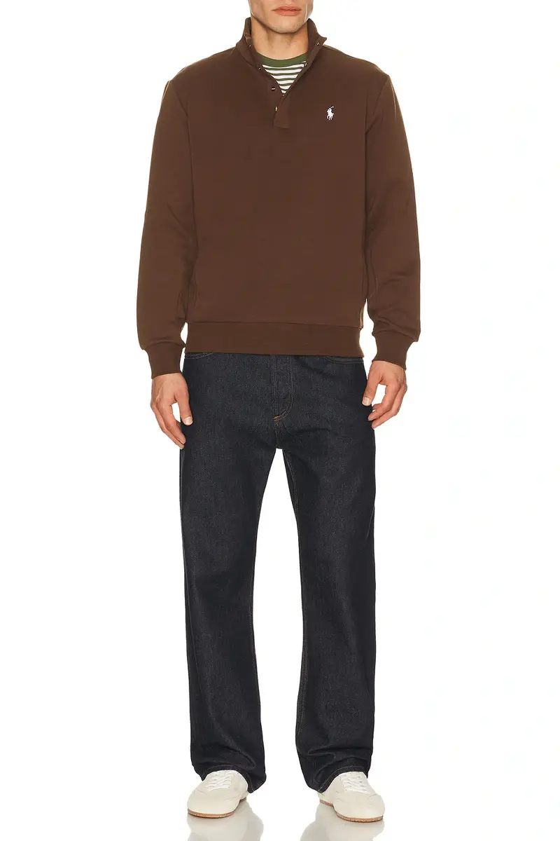 Polo Ralph Lauren Long Sleeve Double Knit Tech Snap Mocknock Pullover | Thumbnail 3 Polo Ralph Lauren Long Sleeve Double Knit Tech Snap Mocknock Pullover | Thumbnail 3