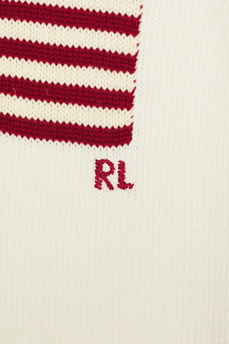 Polo Ralph Lauren Long Sleeve Roving Cotton USA Flag Crewneck Sweater | Thumbnail 5 Polo Ralph Lauren Long Sleeve Roving Cotton USA Flag Crewneck Sweater | Thumbnail 5