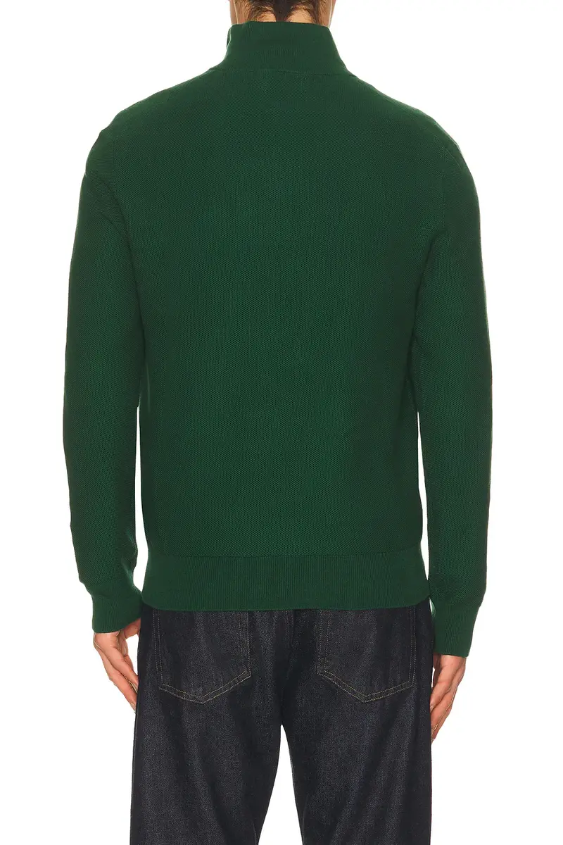 Polo Ralph Lauren Mesh-Knit Cotton Quarter-Zip Sweater | Thumbnail 2 Polo Ralph Lauren Mesh-Knit Cotton Quarter-Zip Sweater | Thumbnail 2