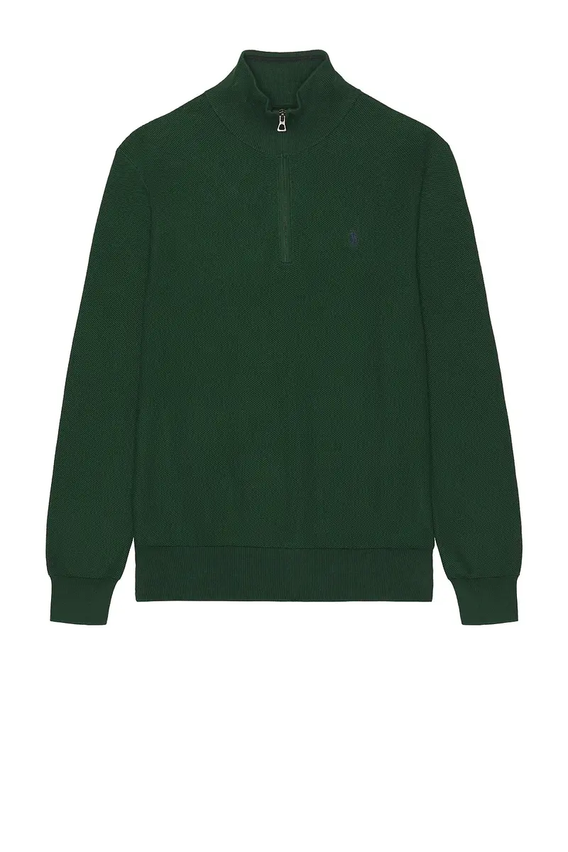 Polo Ralph Lauren Mesh-Knit Cotton Quarter-Zip Sweater | Thumbnail 4 Polo Ralph Lauren Mesh-Knit Cotton Quarter-Zip Sweater | Thumbnail 4