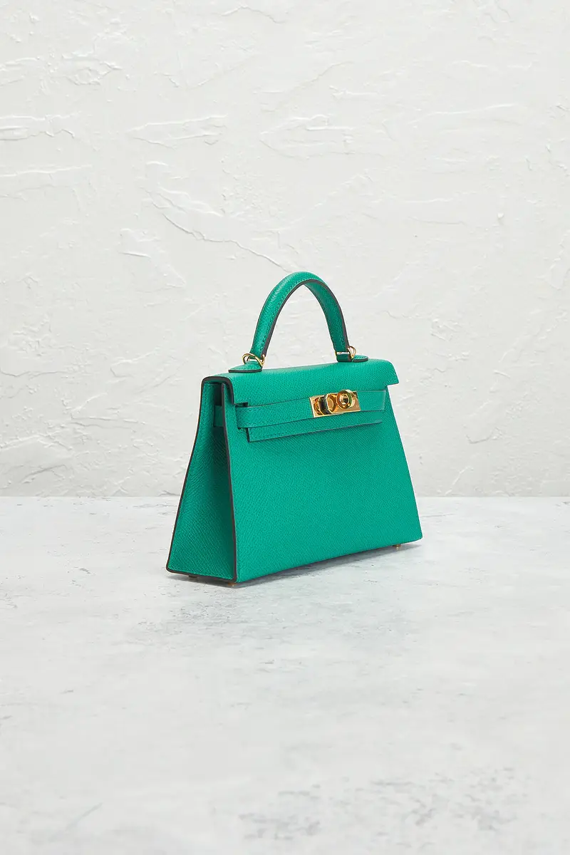 HERMÈS Hermes Veau Epsom Kelly 20 Handbag | Thumbnail 4 HERMÈS Hermes Veau Epsom Kelly 20 Handbag | Thumbnail 4