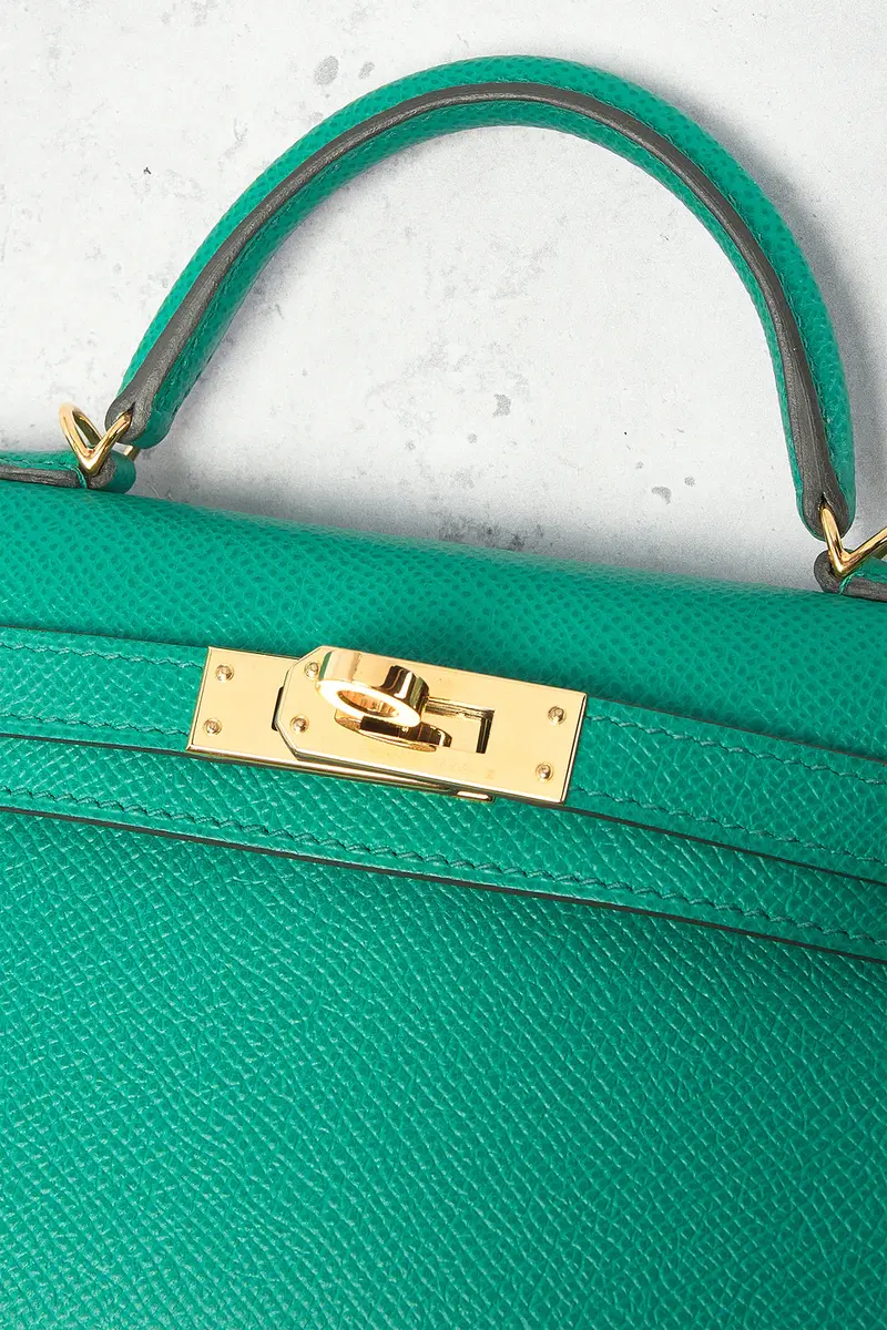 HERMÈS Hermes Veau Epsom Kelly 20 Handbag | Thumbnail 5 HERMÈS Hermes Veau Epsom Kelly 20 Handbag | Thumbnail 5