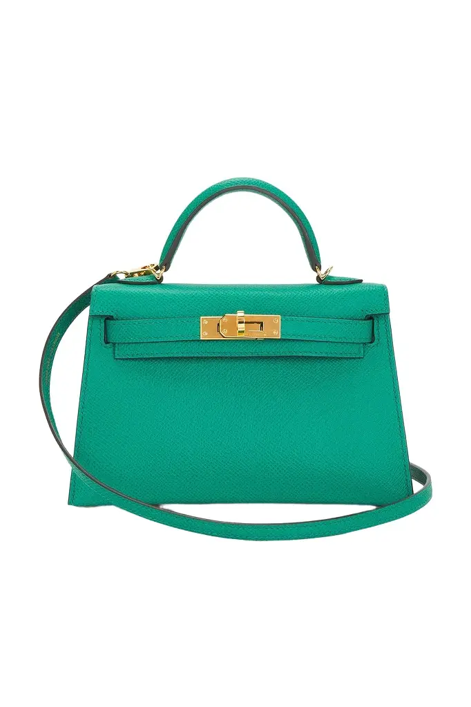 HERMÈS Hermes Veau Epsom Kelly 20 Handbag | Image 1 HERMÈS Hermes Veau Epsom Kelly 20 Handbag | Image 1