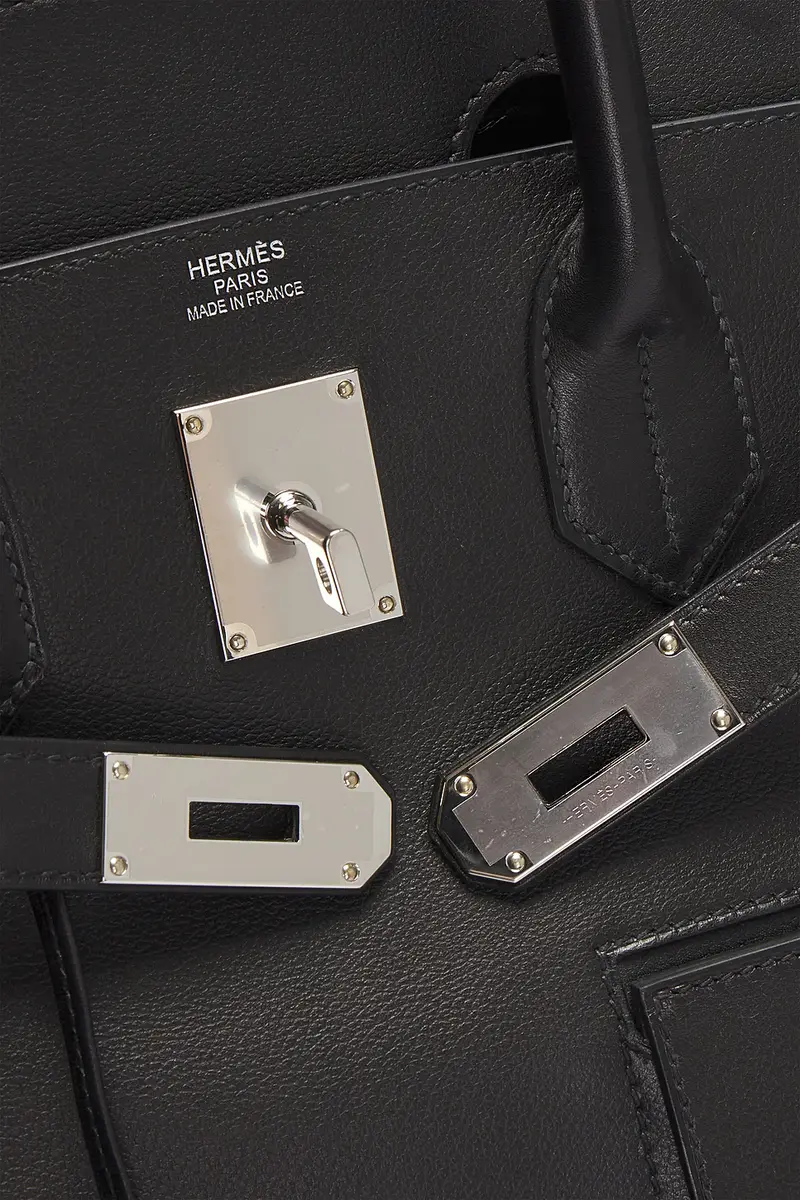 HERMÈS Hermes Limited Edition Evergrain Haut A Courroies Rock Birkin 40 Handbag | Thumbnail 6
